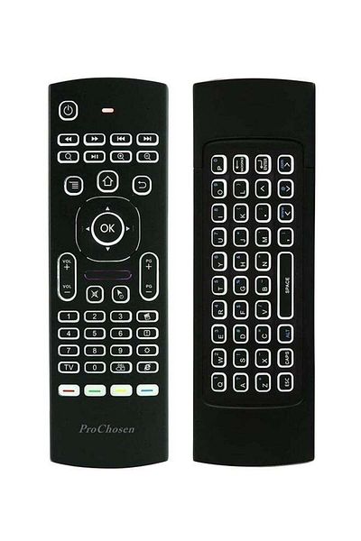 erorex MX3 Air Mouse Backlight Wireless Remote Control Keyboard Black