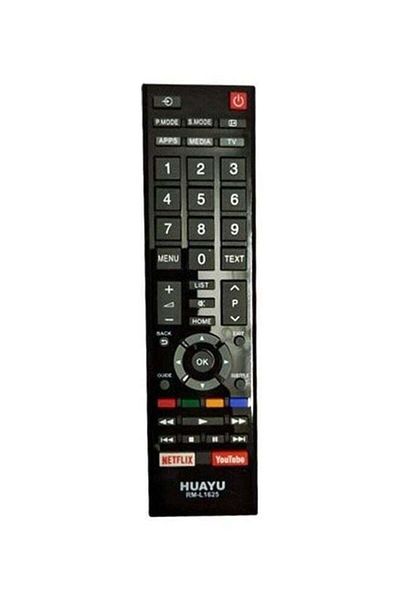 erorex Toshiba Netflix Tv Remote Control Black