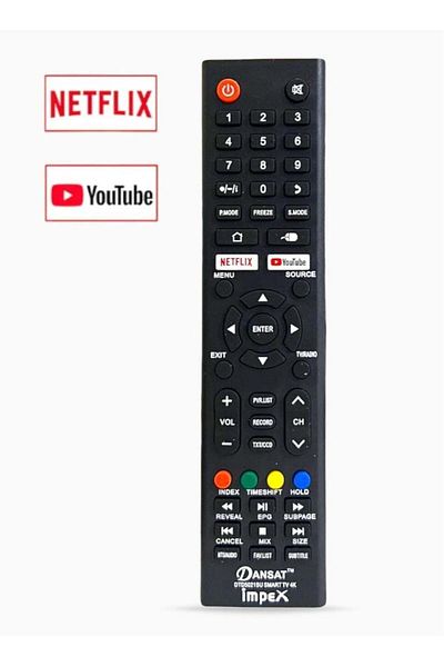 erorex Remote control for DANSAT LCD LED Smart TV
