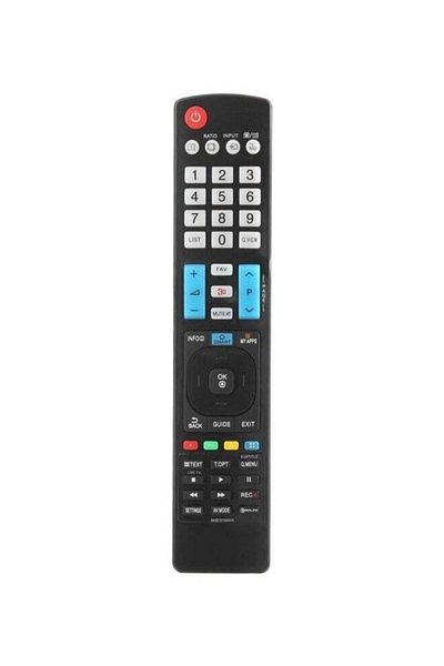 erorex جهاز التحكم عن بعد لتلفزيون LG LED/LCD الذكي باللون الأسود
