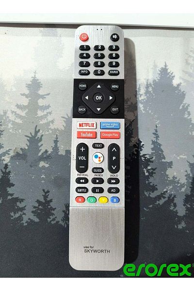 erorex Universal Replacement Remote Control for Skyworth Smart TV - Easy Navigation and Control