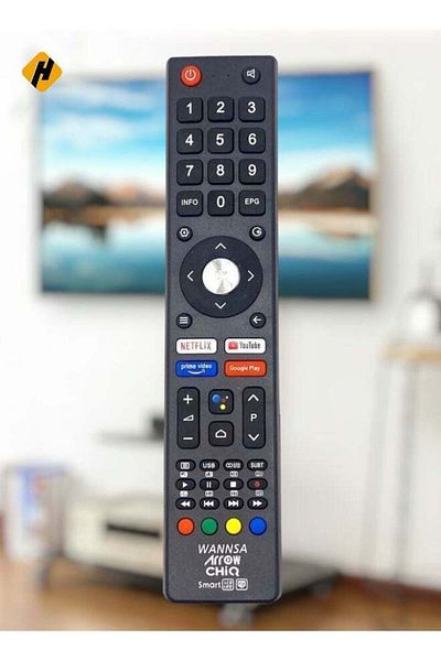 erorex TV Remote control For CHIQ TV L32H7N L32H7S U43H7AN LCD LED Android TV