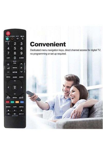 erorex Universal Remote Control For Tv Black