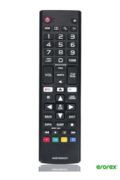 erorex جهاز تحكم عن بعد بديل لتلفزيون LED LCD AKB75095307