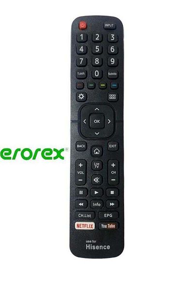erorex HCE Replacement Remote Control For Hisense Smart Tvs  EN2BB27