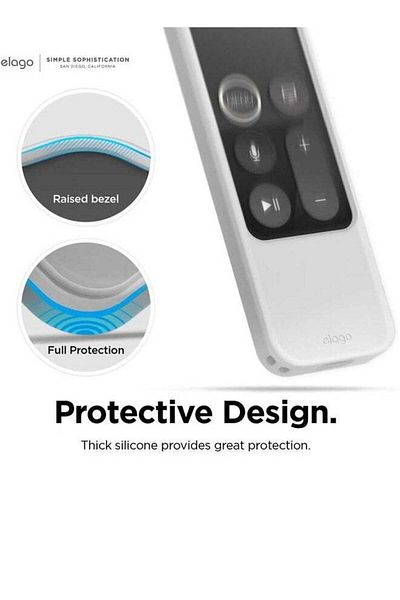 erorex Elago R4 Retro case for Apple TV Siri Remote -Nightglow Blue