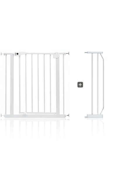 BabySafe Baby Safe - Metal Safety Gate w / t 20cm Extension - White