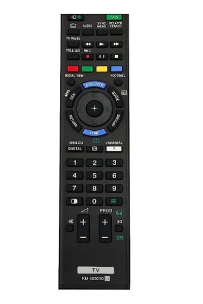 erorex RM-GD030 Remote Control Fit for Sony TV KDL-50W800B KDL-70W850B KDL-55W800B KDL-55W950B KDL-65W950B