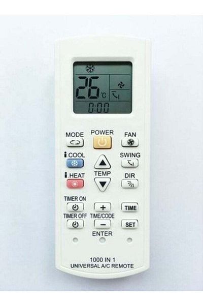 erorex Universal air conditioner remote control lcd air  1000 in 1