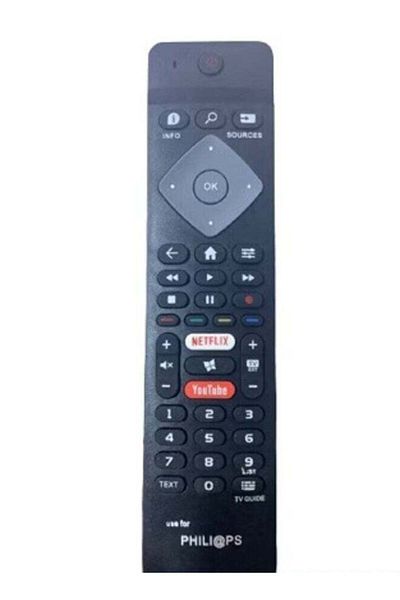 erorex Universal Remote Control For Philips Smart Lcd Led Tv with Netflix & YouTube Key Buttons