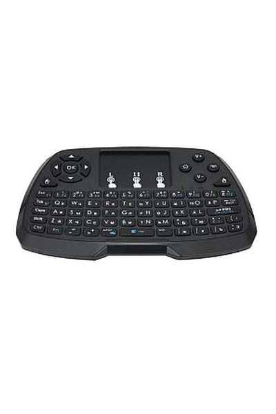 erorex Wireless RC-Keyboard Touchpad Remote Control Black