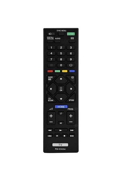 erorex Replacement Smart TV Remote Control For Sony Black/Red/Yellow