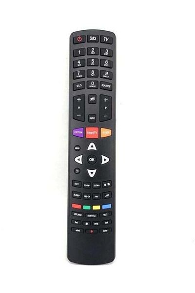 erorex Universal Remote Control For Tcl Smart Tvs Black