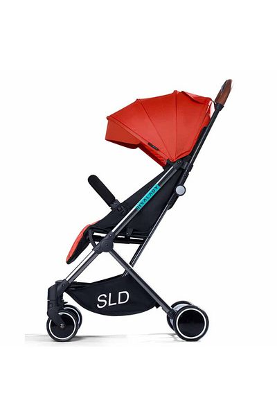 TEKNUM عربة أطفال ترافل لايت - SLD من تيكنوم - أحمر