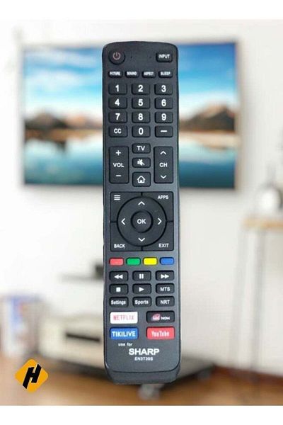 erorex EN3T39S Replacement Remote Control Use For Sharp LCD LED Smart TV