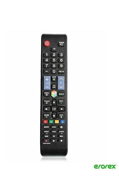 erorex Replacement Wireless Universal TV Remote Control For Samsung HD LED Smart TV Black