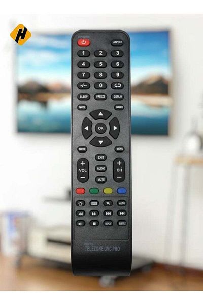 erorex استخدام جهاز التحكم عن بعد البديل لأجهزة تلفاز Telezone GVC Pro LCD LED