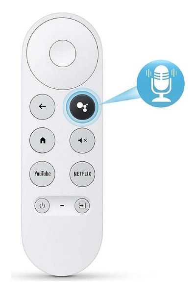 erorex Voice Remote for Google TV (4k) with Google Chromecast