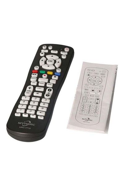 erorex URC-7710 Universal Smart TV Remote Control Replacement Black