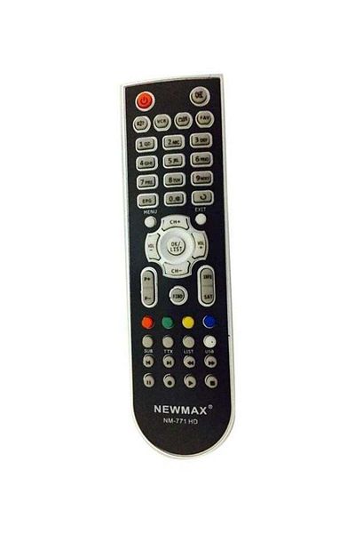 erorex Remote Control For Satellite Receiver Black