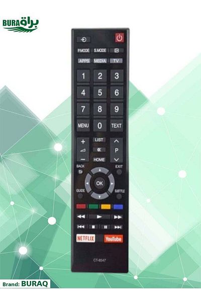 erorex Replacement Remote Control for Toshiba Smart Tvs Model CT-8547