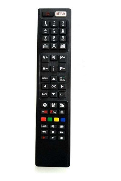 erorex Vestel RC4848F Rc5 30094759 LCD-LED TV Remote with Netflix-Youtube-Play Button 313 Netflix