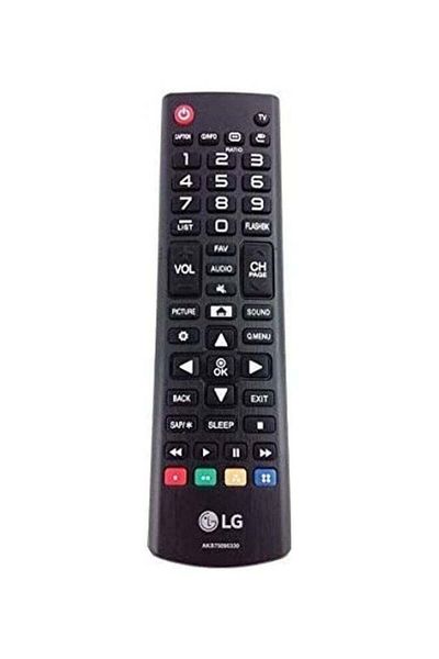 erorex جهاز التحكم عن بعد لجميع أجهزة التلفاز LG تقريبًا باللون الأسود