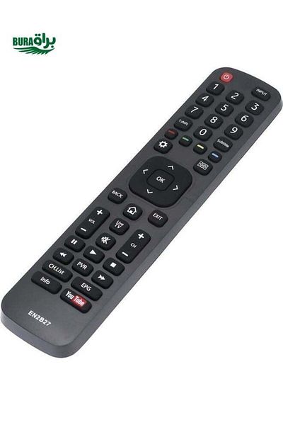 erorex Remote Control For Hisense Smart, LCD, LED Television Sets Black