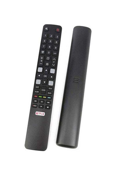 erorex Remote Control For Tcl 4K Screen Black