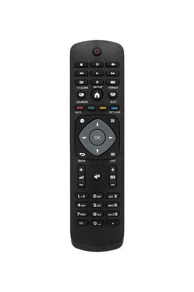 erorex Remote Control For Philips Smart, LCD TV Black
