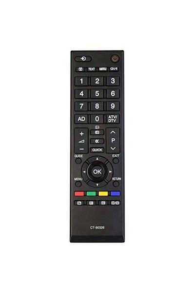 erorex جهاز التحكم عن بعد الجديد CT-90326 البديل لأجهزة تلفزيون Toshiba LCD LED SMART