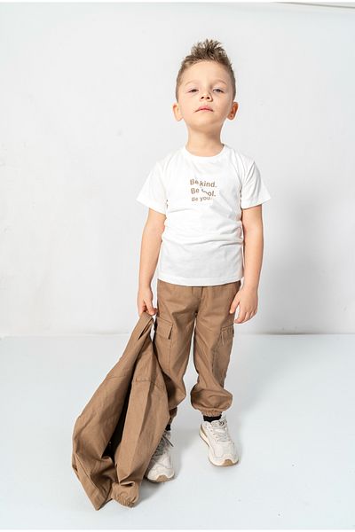 BT Baby Boys' Seasonal Gabardine Trousers Jacket Short Sleeve T-Shirt Triple Suit