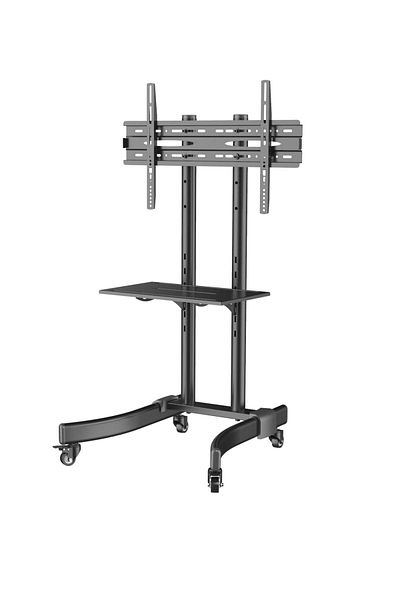 erorex Tv Stand For 32"-65" Tvs – Adjustable Height, Strong Wheels With Brake, Shelf, 50Kg Capacity