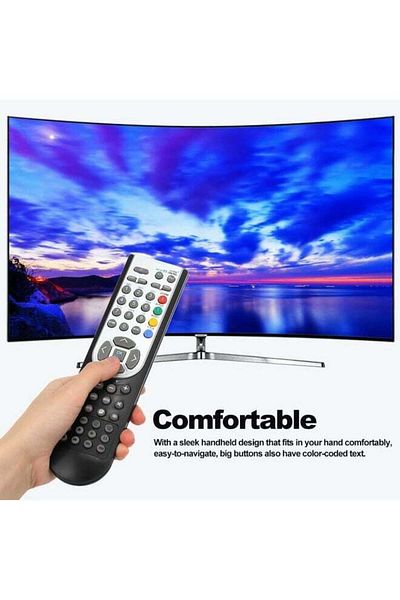 erorex Remote Control For OKI Plasma Smart TV Black/Silver