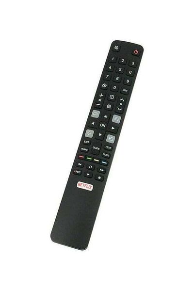 erorex Remote Control For Tcl Smart Lcd Led Tv Black