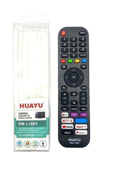 erorex Universal Replacement Remote Control For Smart Lcd Led Rml1665