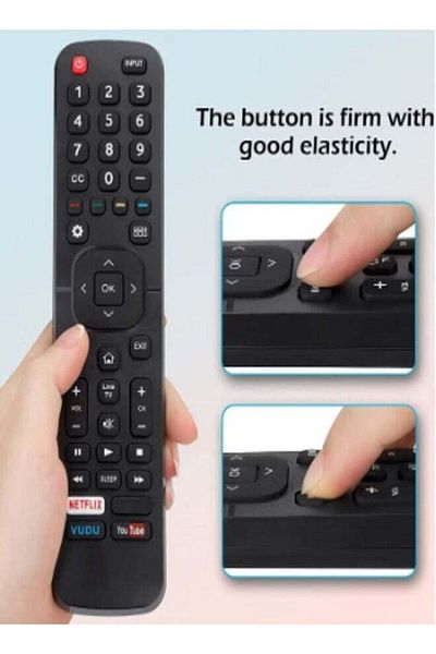 erorex Replacement Control for Hisense TV Remote Control for Hisense Smart TV with Netflix