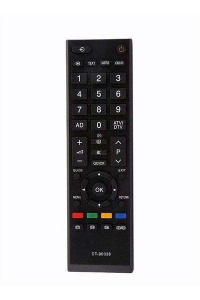 erorex Replacement Remote Control For Toshiba 3D Smart TV Black