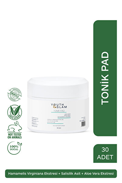 YOUTH&GLAM Tonik Pad - Günlük Nemlendirici, Yatıştırıcı Ve Akne Karşıtı