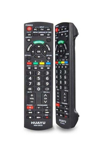 erorex جهاز تحكم عن بعد عالمي لأجهزة تلفزيون LCD/LED/Tvs من باناسونيك، أسود