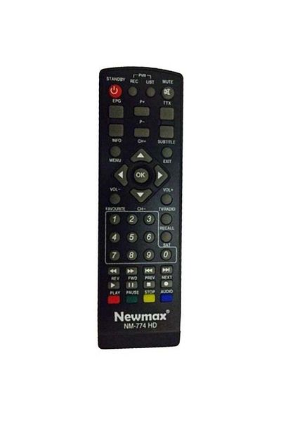 erorex Remote Control For Satellite Receiver Black