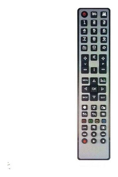 erorex LCD LED Smart TV Remote Control 3D Button