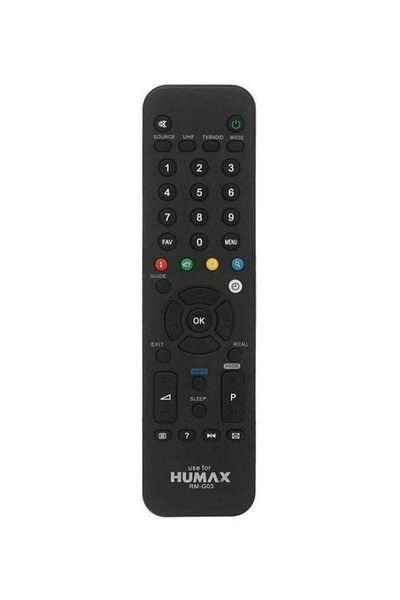 erorex Remote Control For Humax Gezira HD Receiver Black