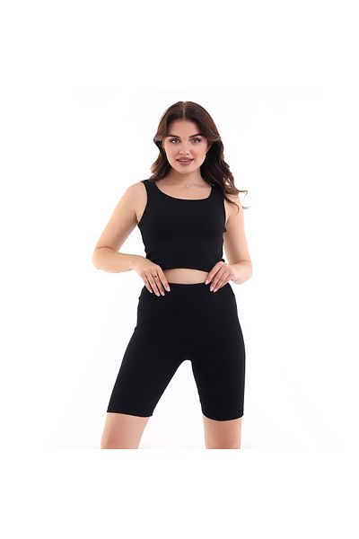 Loxoxo Gathering Effect High Waist Biker Leggings Bikertayt Xxl