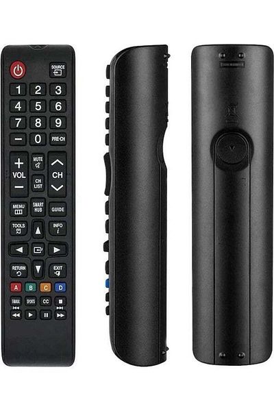 erorex جهاز تحكم عن بعد للتلفزيون LCD LED من سامسونج AA59-00741A مع زر ذكي