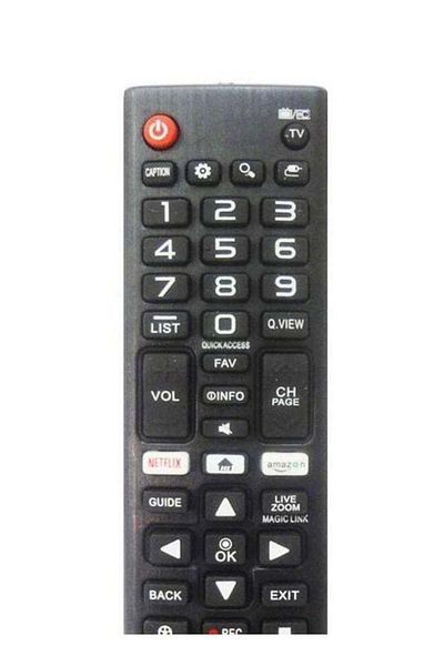 erorex Remote Control For LG TV Black