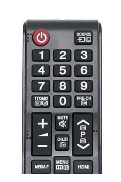 erorex Remote Control For Samsung TV Black