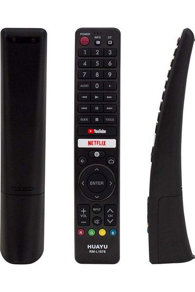 erorex Kl RM-L1678 Sharp Netflix-Youtube LCD-LED TV Remote with Button