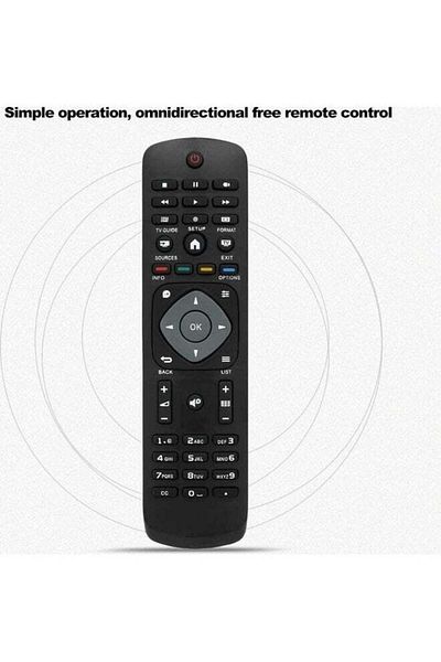 erorex Remote Control For Philips Smart, LCD TV Black