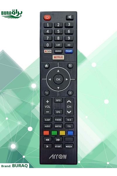 erorex Replacement Remote Control For Arrow Smart Tv Lcd Led